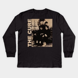 Vintage Poster of The Cure Kids Long Sleeve T-Shirt